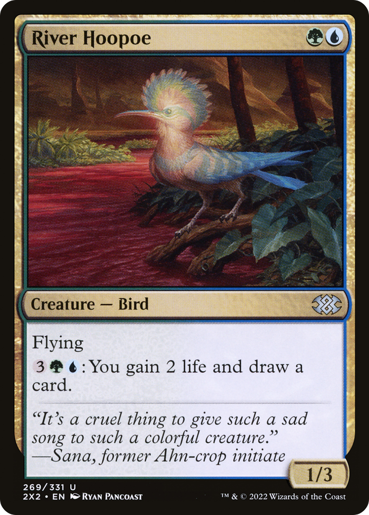 River Hoopoe [Double Masters 2022] Foil