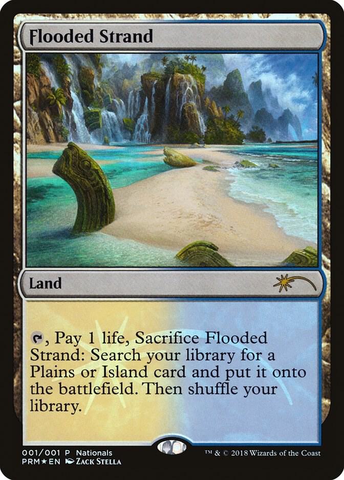 Flooded Strand 1/1 (Unique and Miscellaneous Promos)  - Foil