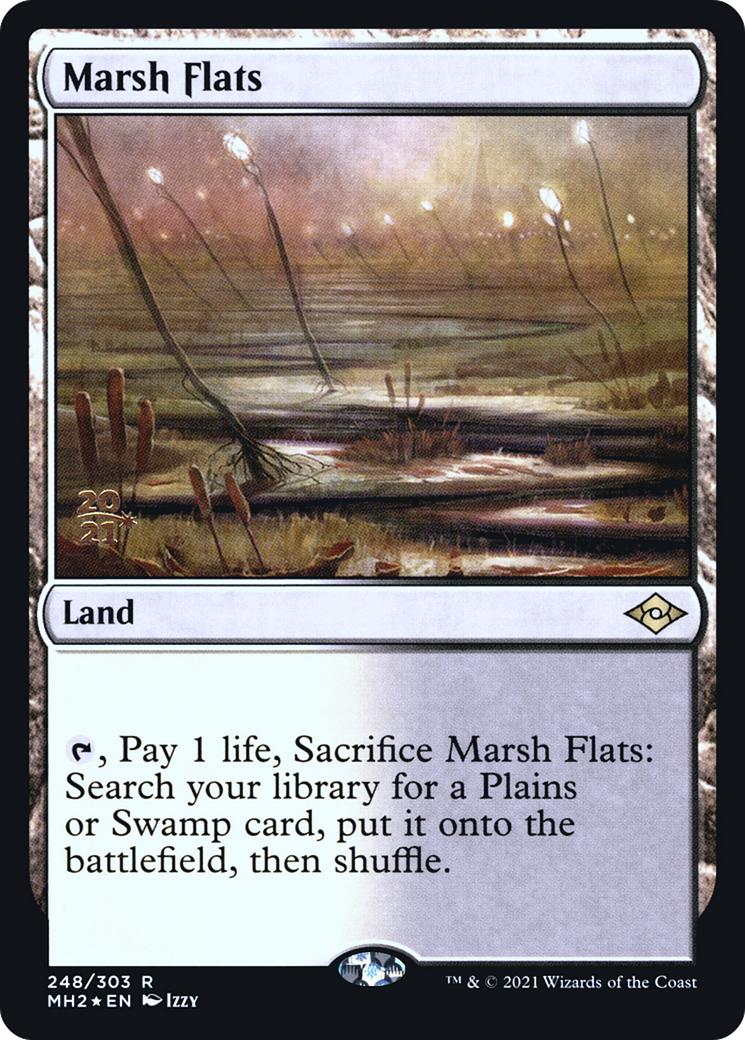 Marsh Flats (PMH2-248S) - Modern Horizons 2 Promos Foil