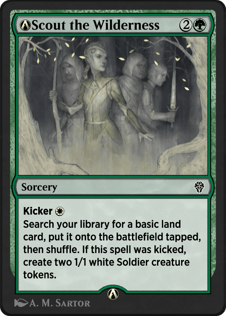 A-Scout the Wilderness (DMU-A-176) - Dominaria United