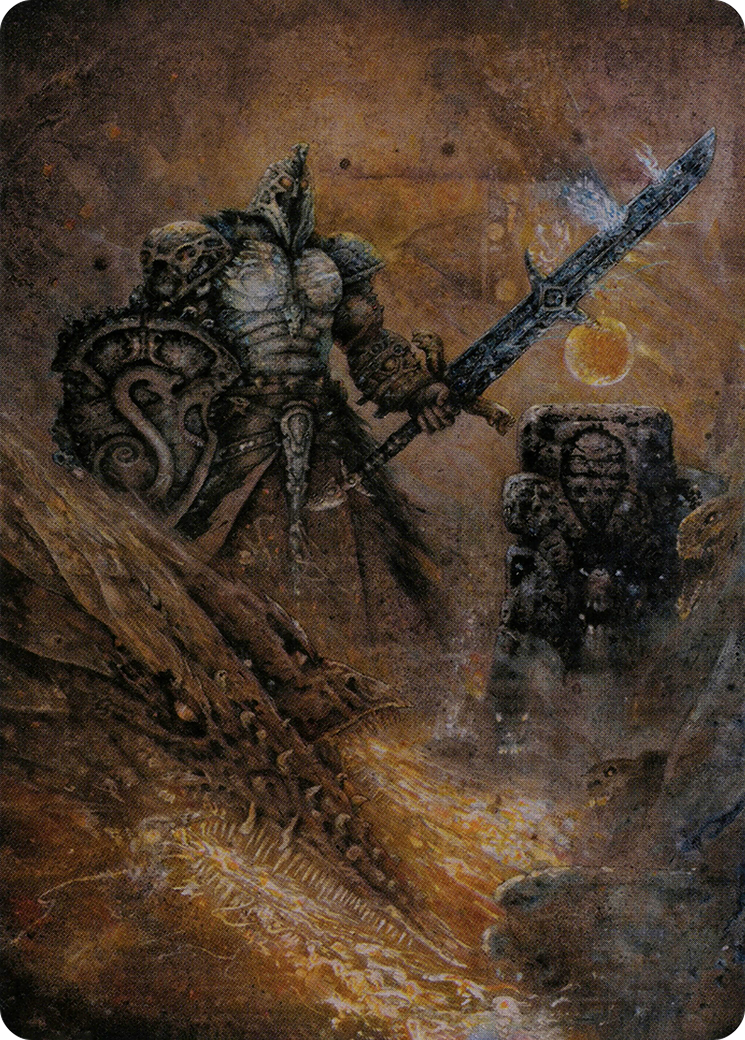 Dakkon, Shadow Slayer // Dakkon, Shadow Slayer (AMH2-048) - Modern Horizons 2 Art Series (Borderless) Foil