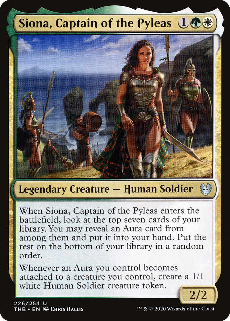 Siona, Captain of the Pyleas [Theros Beyond Death] Foil