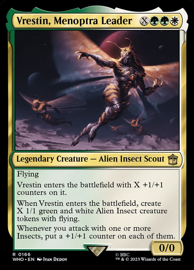 Vrestin, Menoptra Leader 166/331 (Universes Beyond: Doctor Who) 