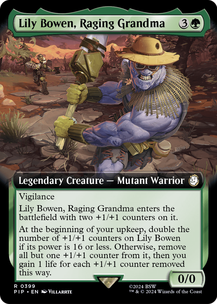 Lily Bowen, Raging Grandma (Extended Art) [Fallout] Foil