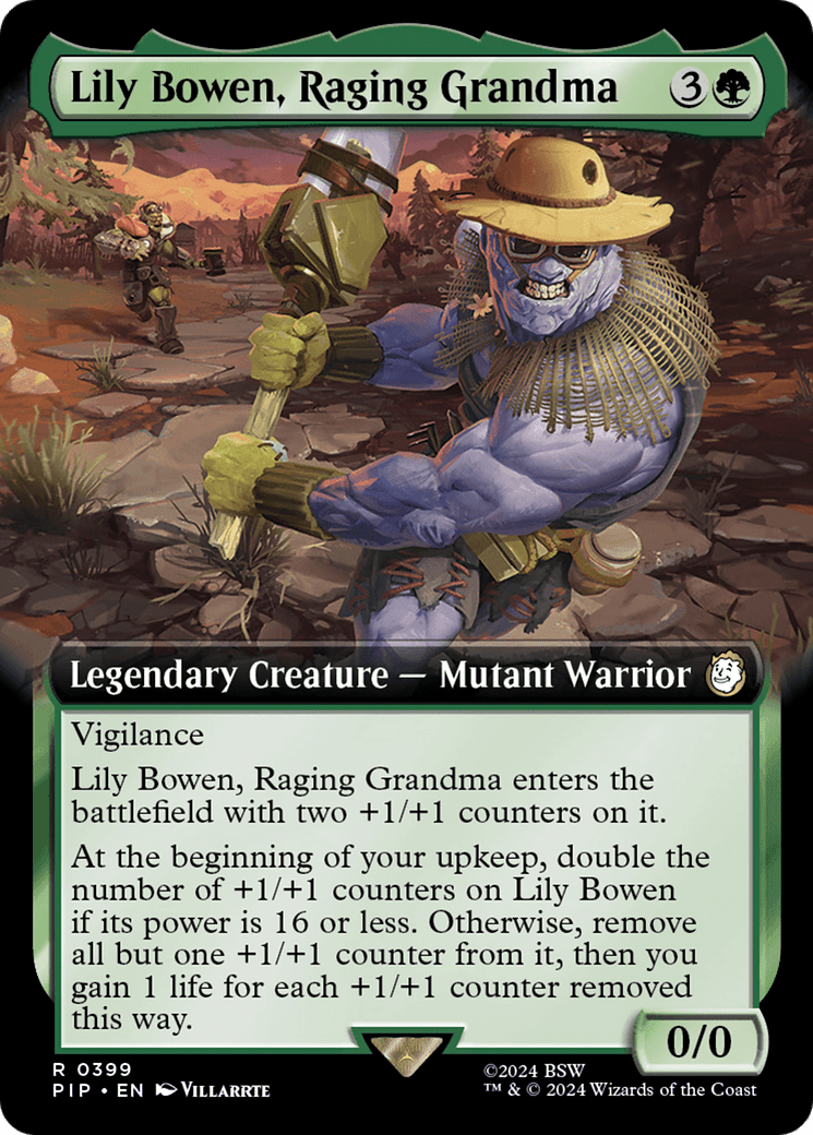 Lily Bowen, Raging Grandma (Extended Art) [Fallout] Foil