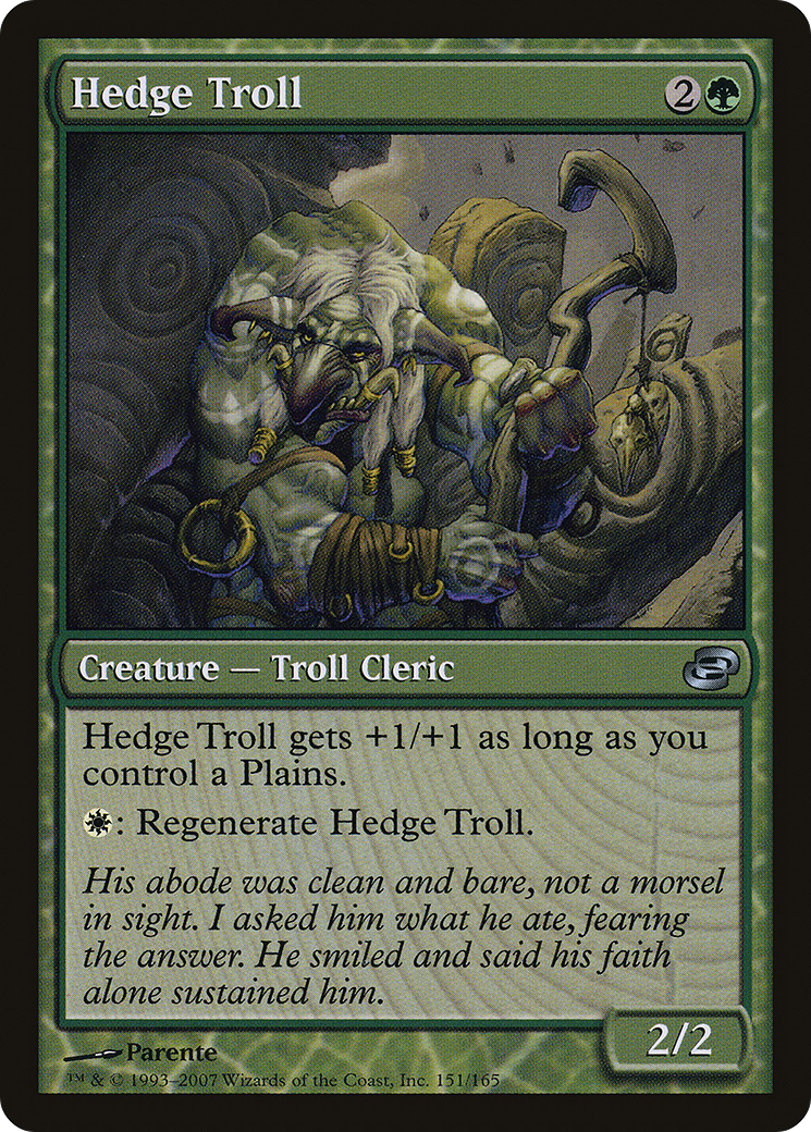 Hedge Troll [Planar Chaos] Foil