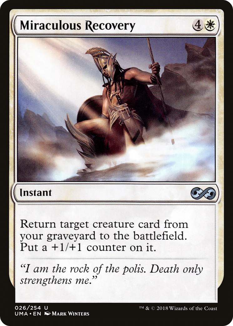 Miraculous Recovery [Ultimate Masters] Foil