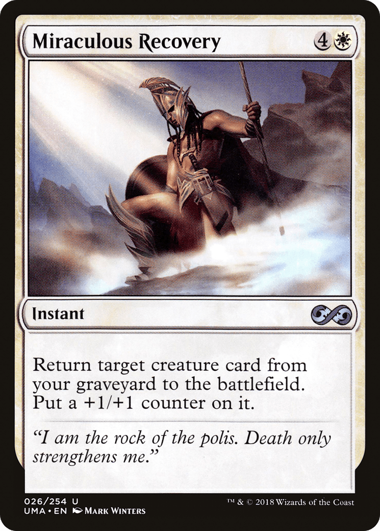 Miraculous Recovery [Ultimate Masters] Foil
