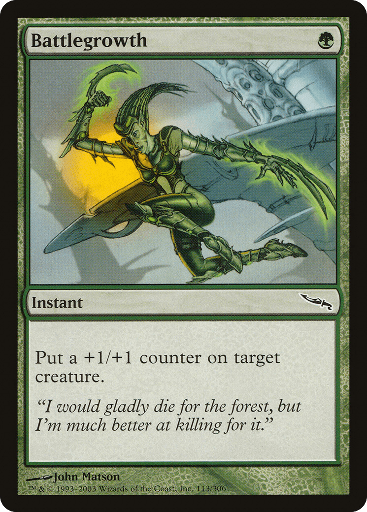 Battlegrowth [Mirrodin] Foil