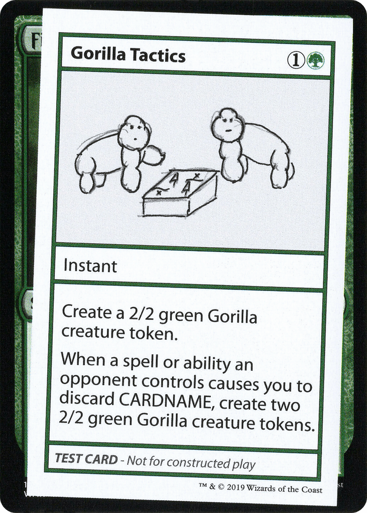Gorilla Tactics (2021 Edition) [Mystery Booster Playtest Cards]