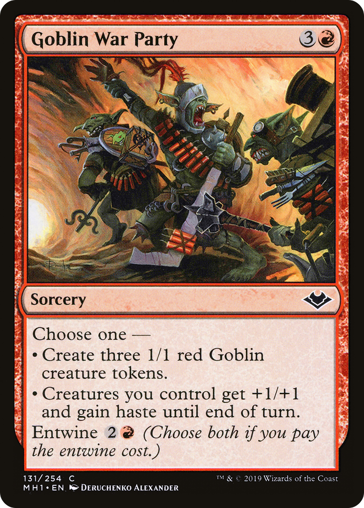 Goblin War Party [Modern Horizons] Foil