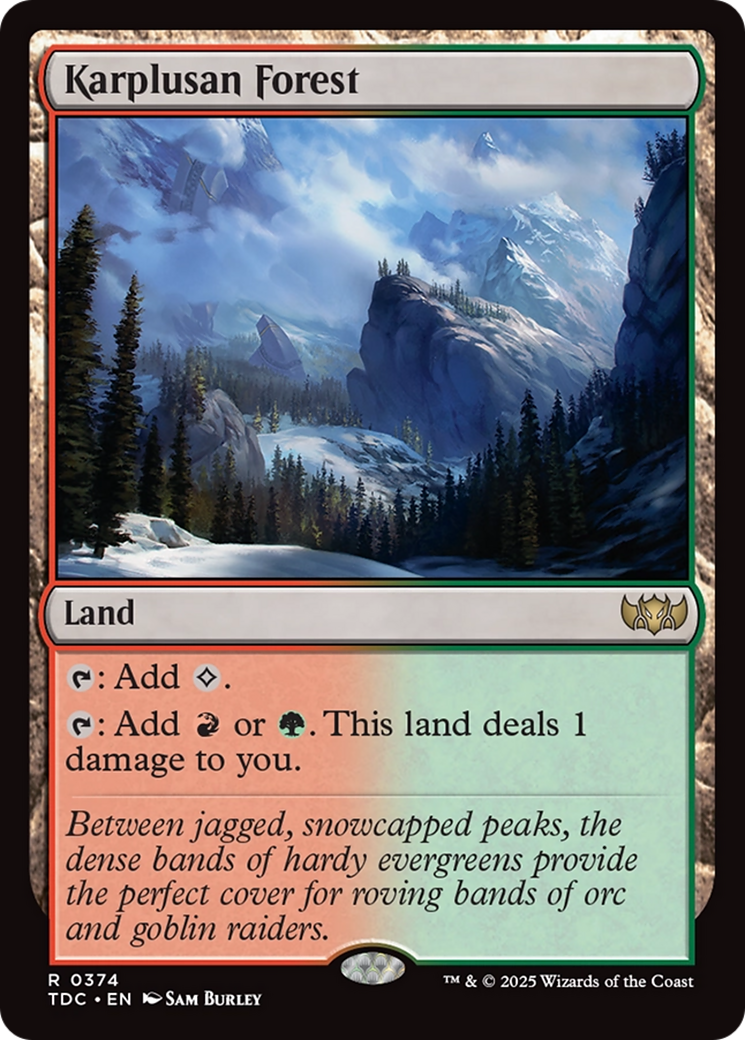 Karplusan Forest (374) [Commander: Tarkir: Dragonstorm]