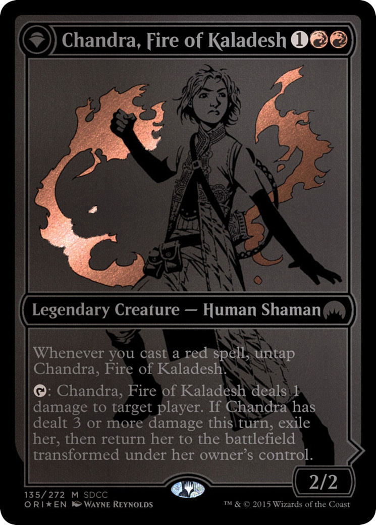 Chandra, Fire of Kaladesh // Chandra, Roaring Flame [San Diego Comic-Con 2015]