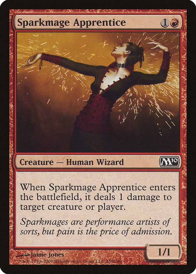 Sparkmage Apprentice 158/249 (Magic 2010 (M10)) 