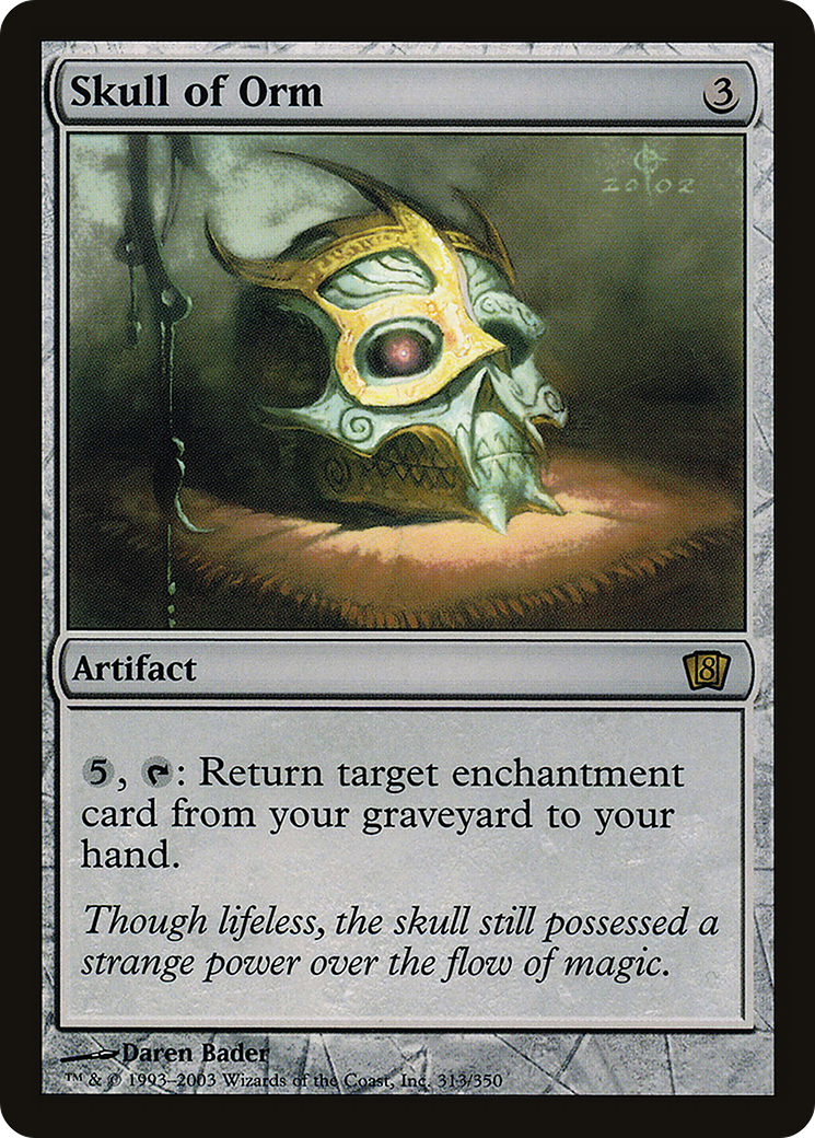 Skull of Orm [Eighth Edition] Foil