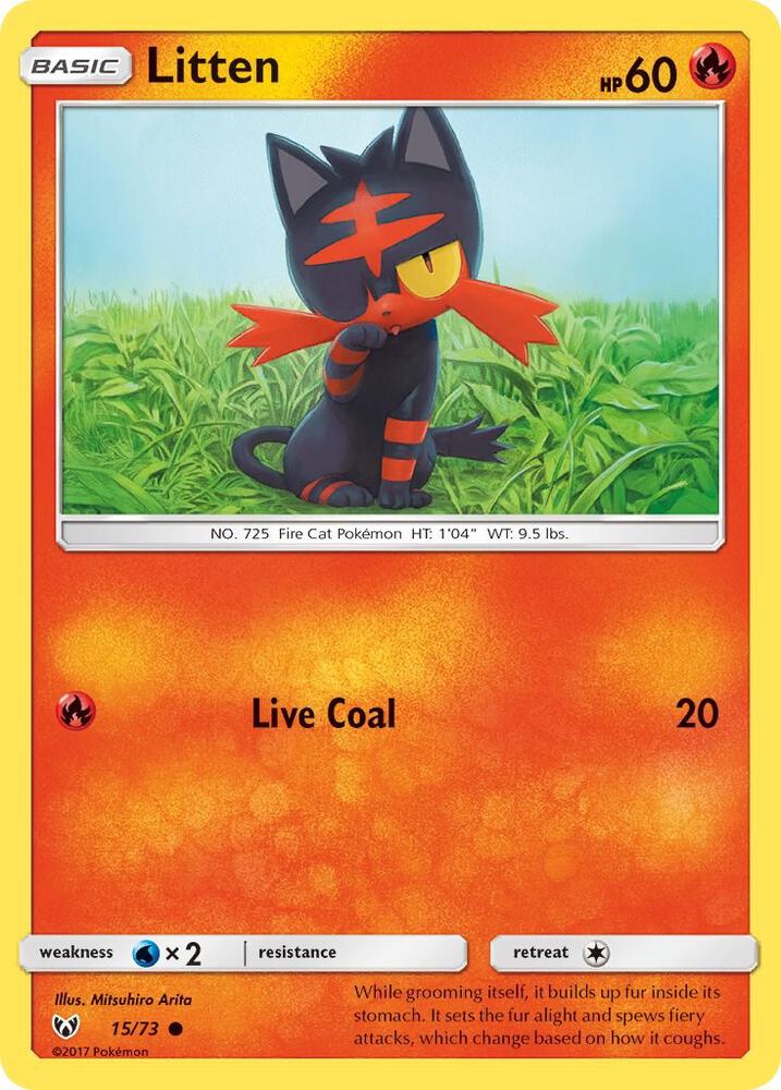 Litten 15/73 (Shining Legends) 