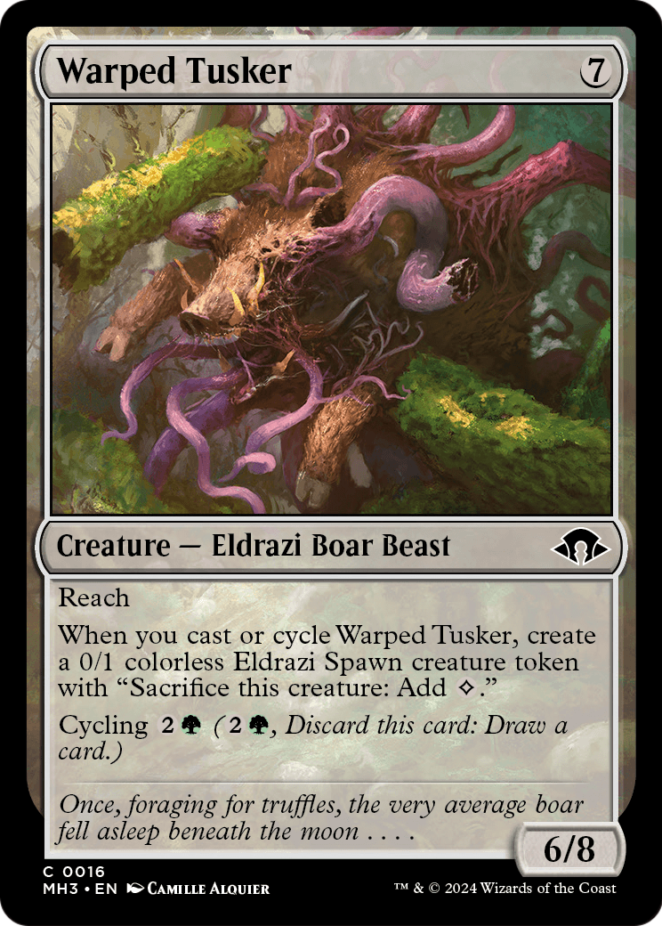 Warped Tusker [Modern Horizons 3] Foil