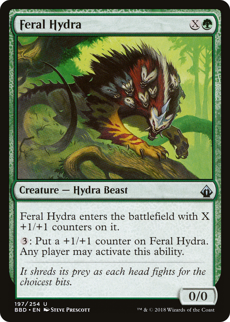 Feral Hydra [Battlebond] Foil