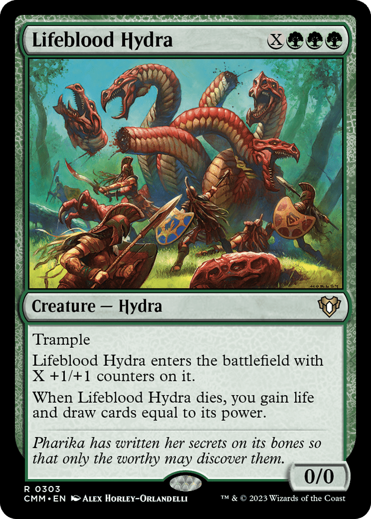Lifeblood Hydra [Commander Masters] Foil