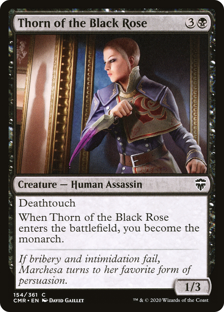 Thorn of the Black Rose [Commander Legends] Foil