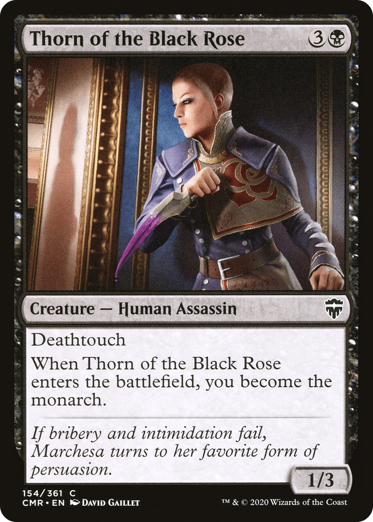 Thorn of the Black Rose [Commander Legends] Foil