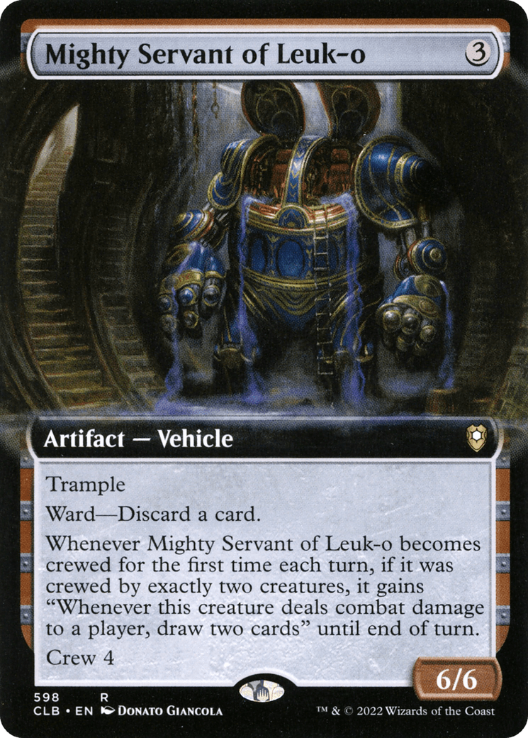 Mighty Servant of Leuk-o (Extended Art) [Commander Legends: Battle for Baldur's Gate] Foil