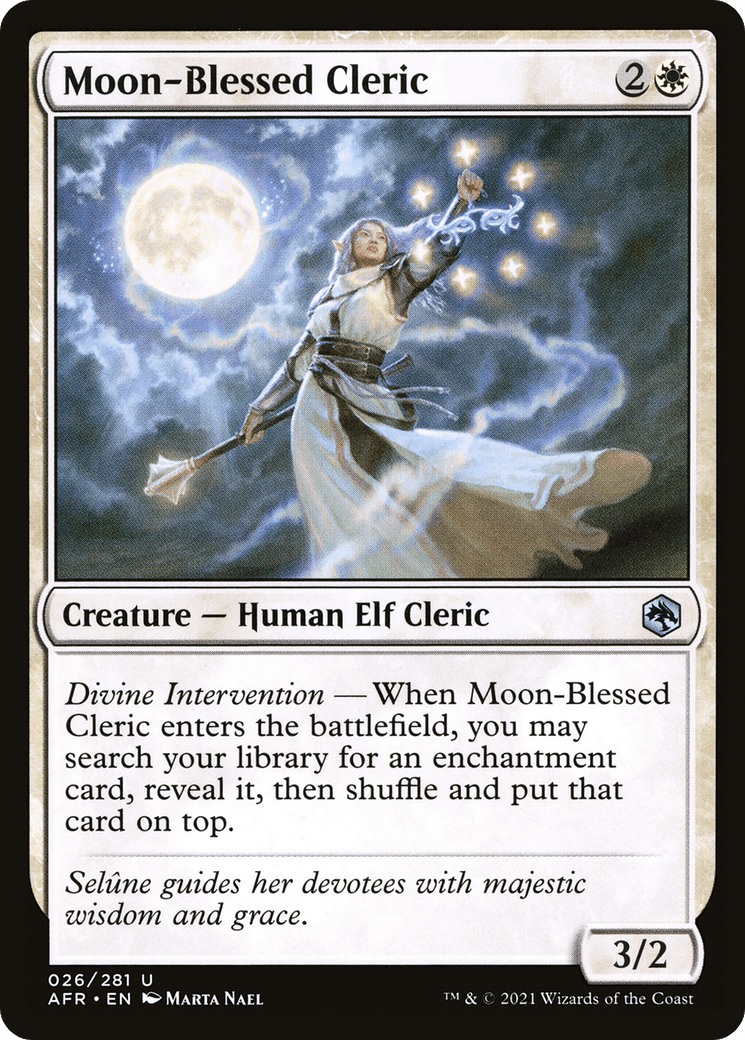 Moon-Blessed Cleric [Dungeons & Dragons: Adventures in the Forgotten Realms] Foil