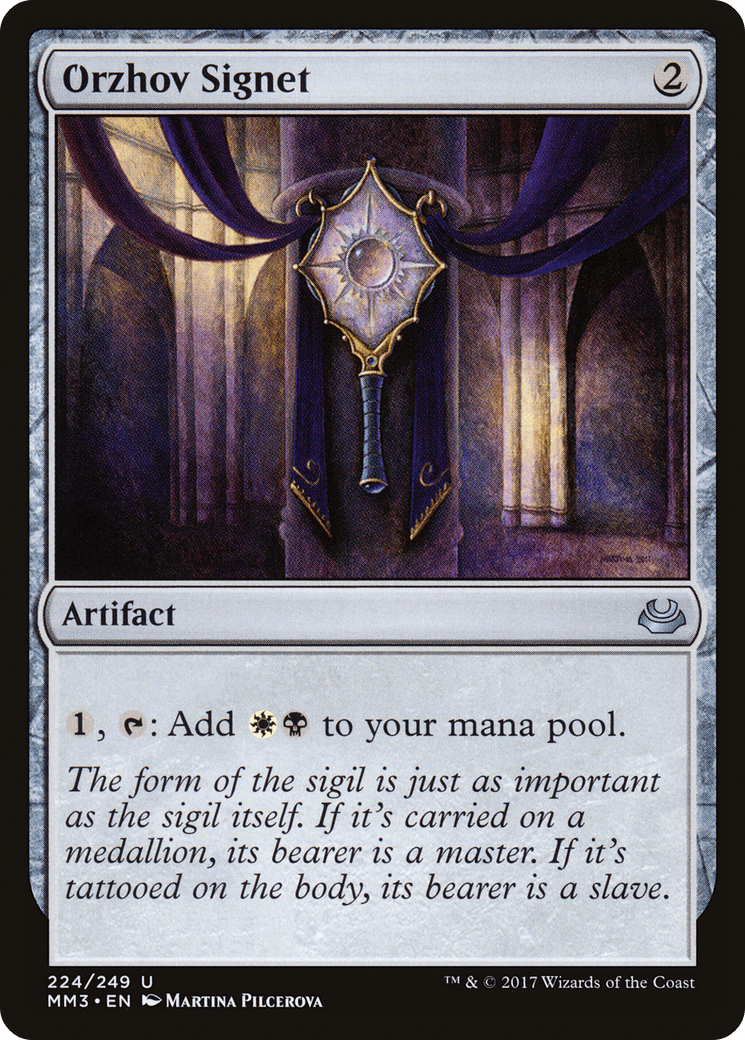 Orzhov Signet [Modern Masters 2017] Foil