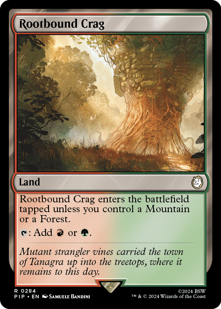 Rootbound Crag [Fallout] Foil