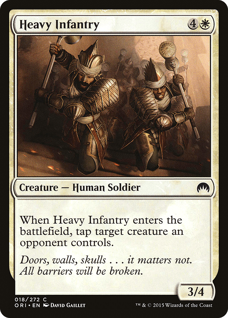 Heavy Infantry [Magic Origins] Foil