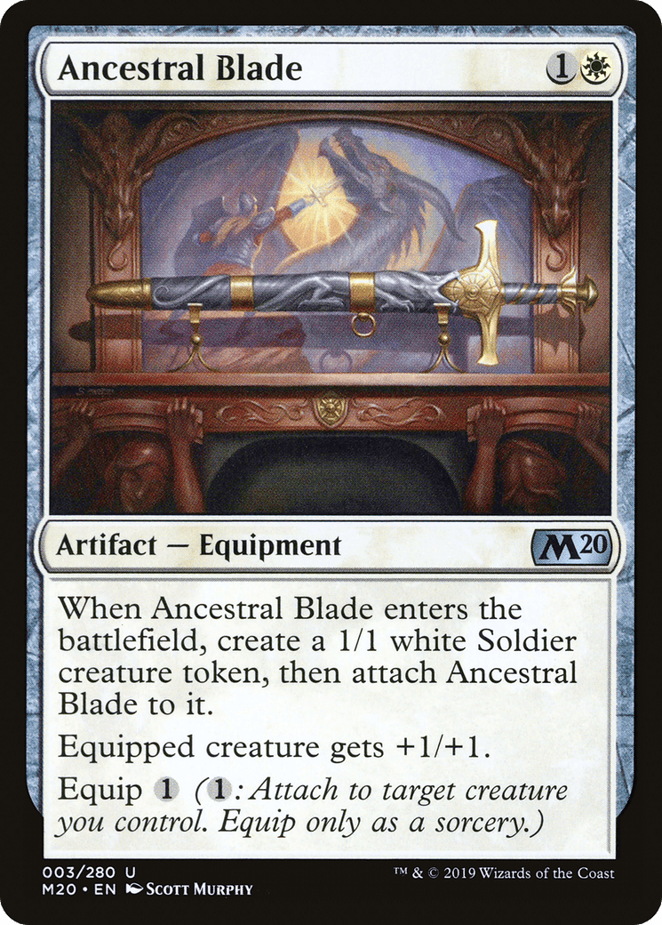 Ancestral Blade [Core Set 2020] Foil