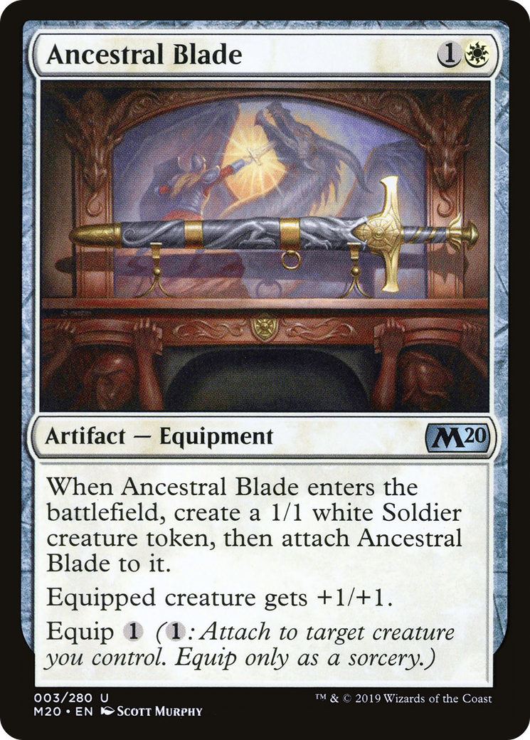 Ancestral Blade [Core Set 2020] Foil