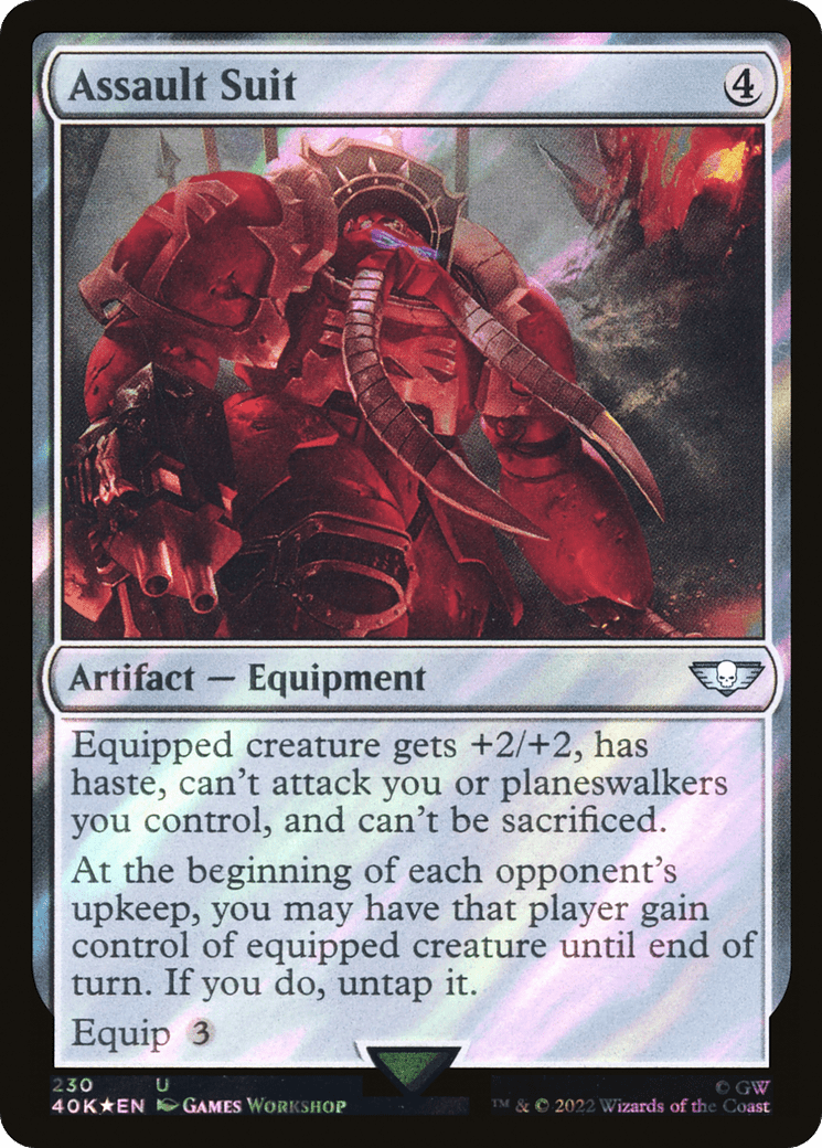Assault Suit (Surge Foil) [Warhammer 40,000]
