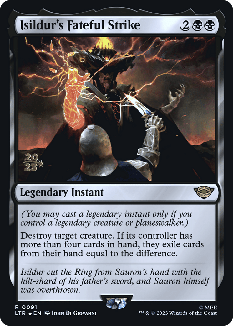 Isildur's Fateful Strike [The Lord of the Rings: Tales of Middle-Earth Prerelease Promos]