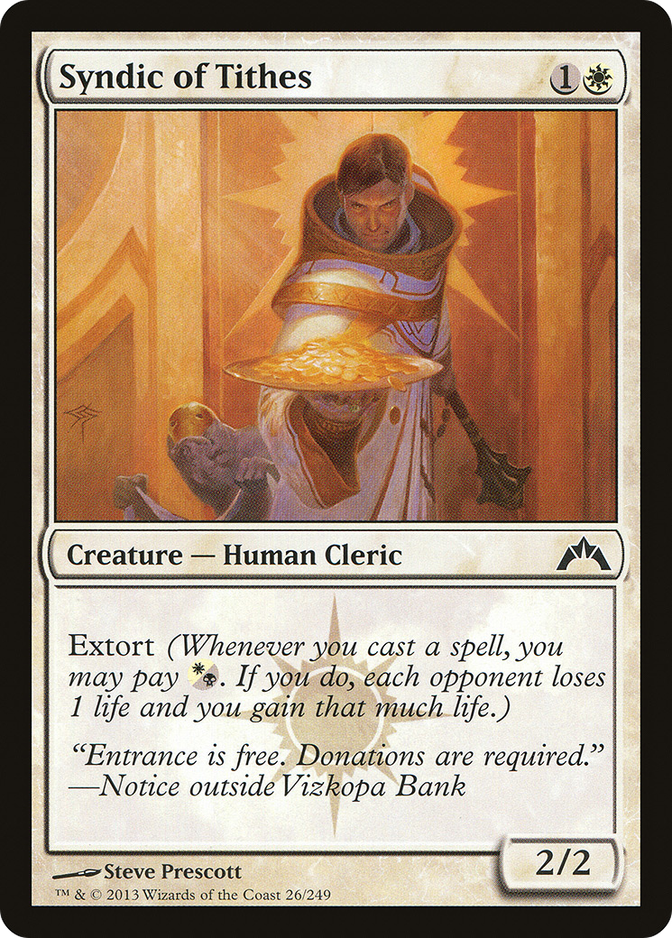 Syndic of Tithes [Gatecrash] Foil