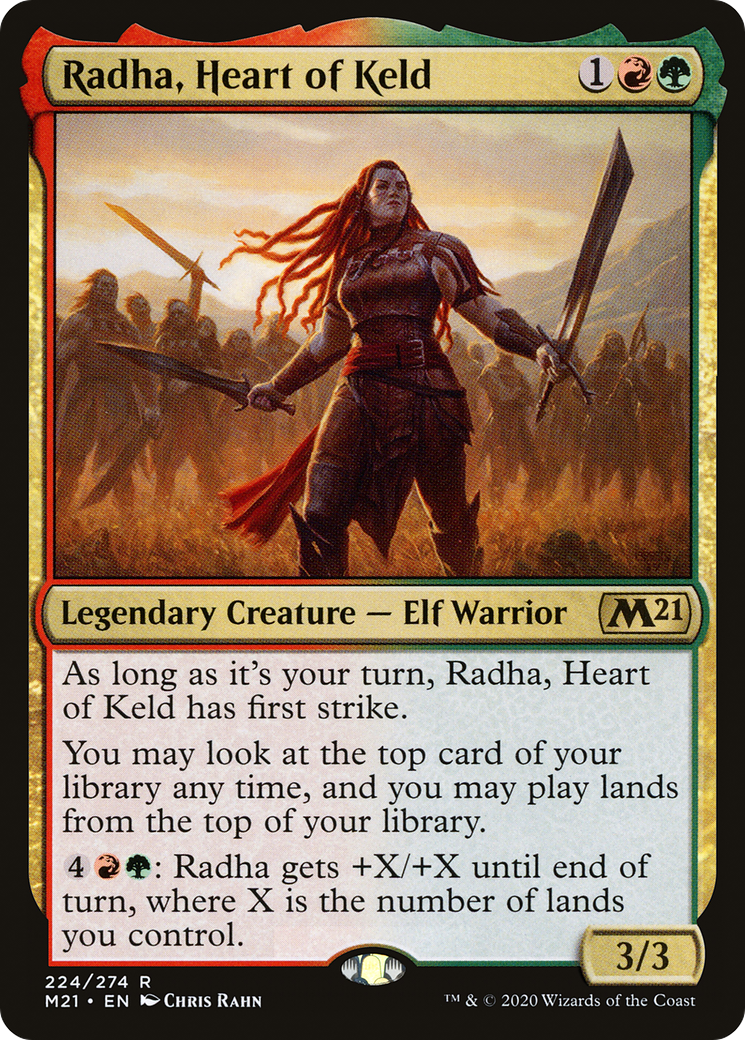 Radha, Heart of Keld [Core Set 2021] Foil