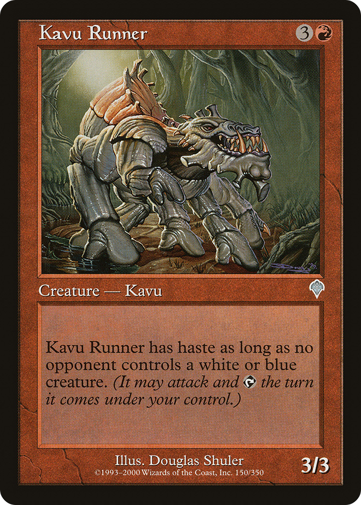 Kavu Runner [Invasion] Foil
