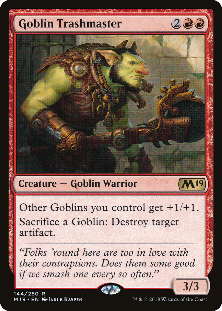 Goblin Trashmaster [Core Set 2019]