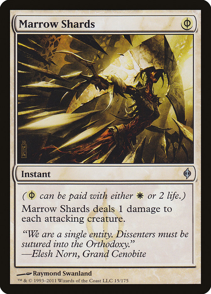 Marrow Shards 15/175 (New Phyrexia)  - Foil