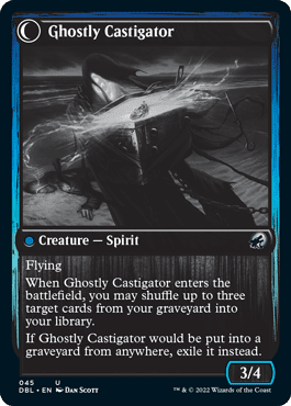 Covetous Castaway // Ghostly Castigator [Innistrad: Double Feature] Foil
