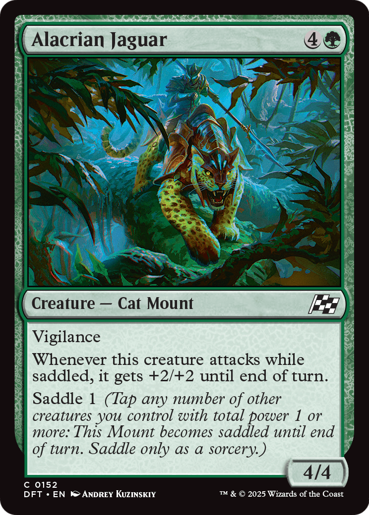 Alacrian Jaguar |  Foil (152) [Aetherdrift]