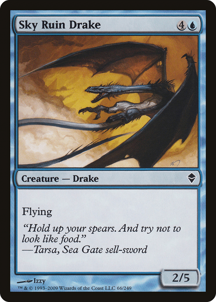 Sky Ruin Drake [Zendikar] Foil
