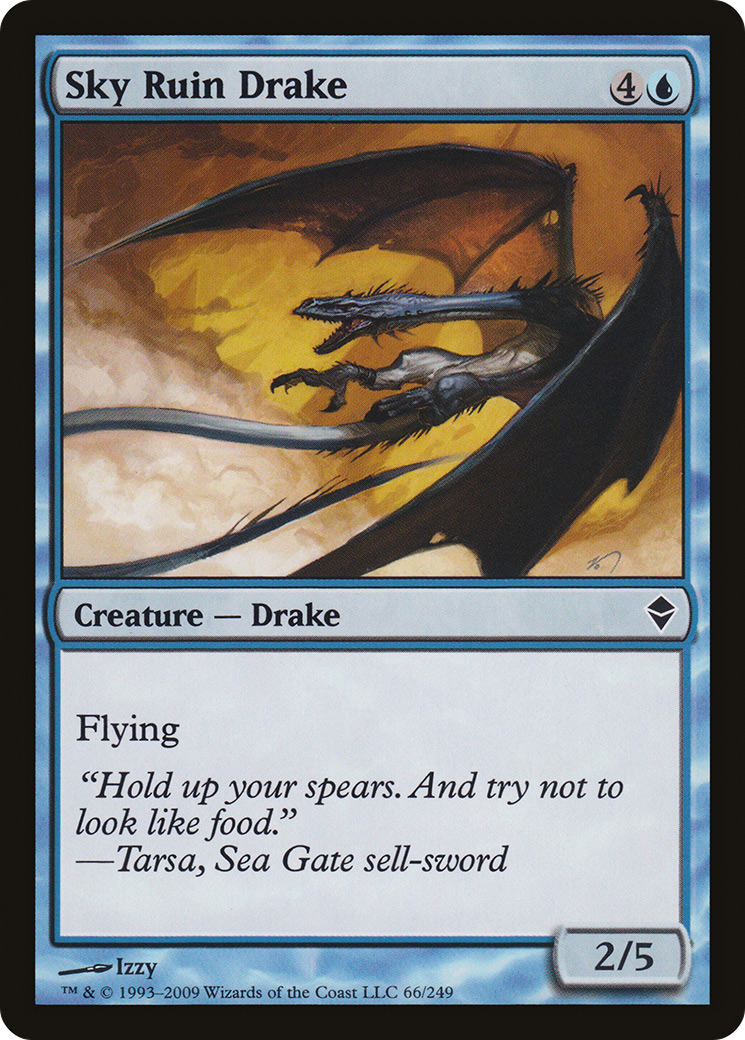 Sky Ruin Drake [Zendikar] Foil