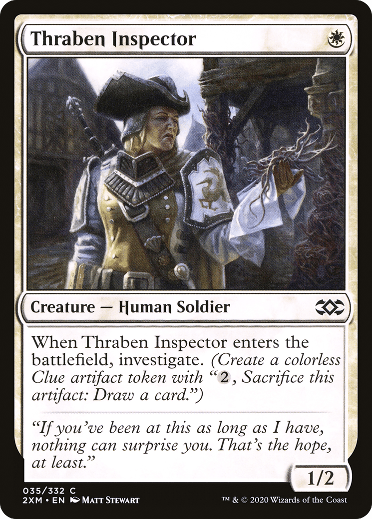 Thraben Inspector [Double Masters] Foil