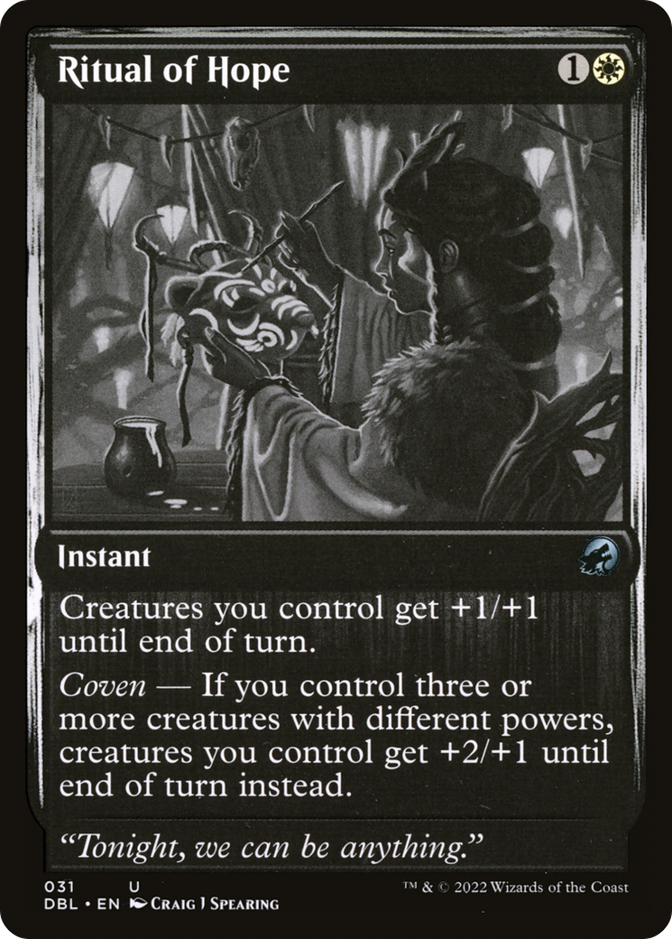 Ritual of Hope [Innistrad: Double Feature] Foil