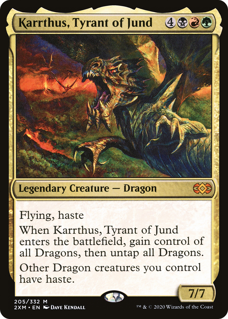 Karrthus, Tyrant of Jund [Double Masters] Foil