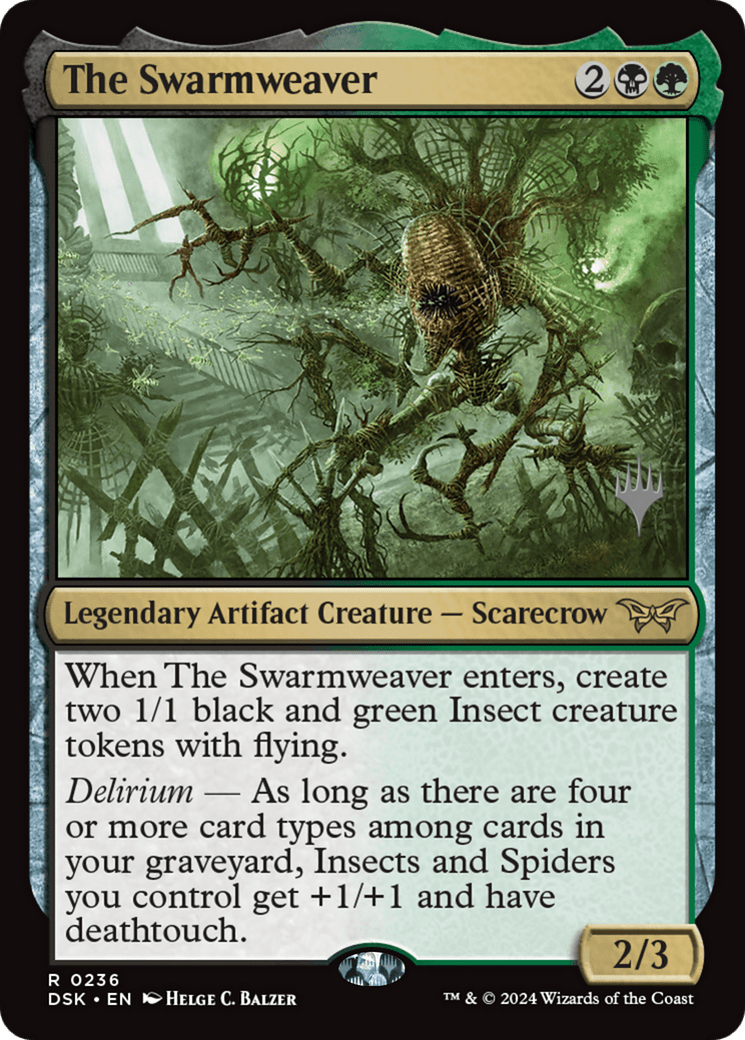 The Swarmweaver (0236) [Duskmourn: House of Horror Promos]