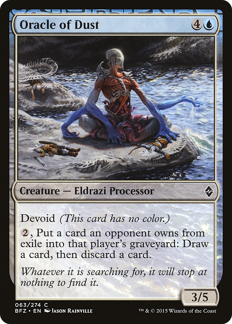 Oracle of Dust [Battle for Zendikar] Foil