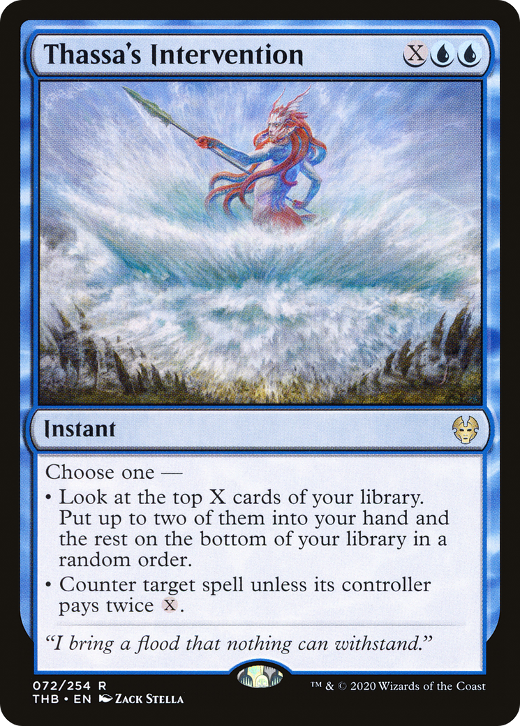 Thassa's Intervention [Theros Beyond Death] Foil