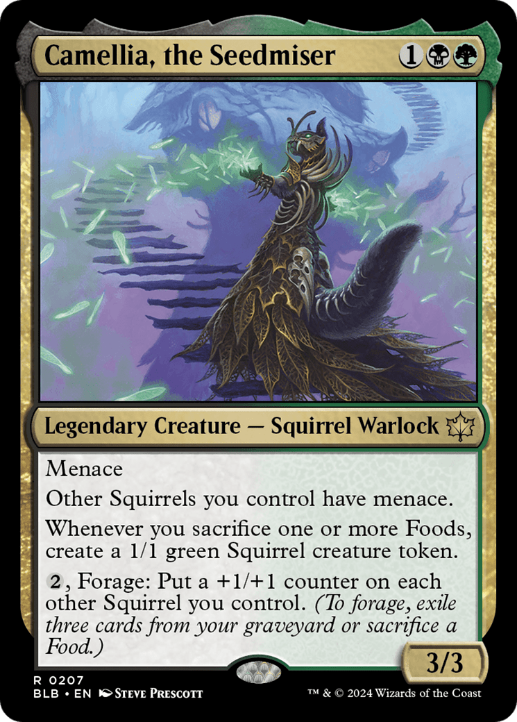 Camellia, the Seedmiser [Bloomburrow] Foil